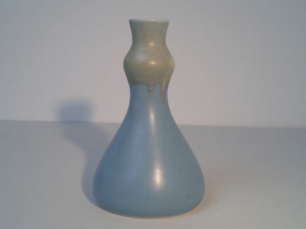 Blue Sgrafo vase - 1970s