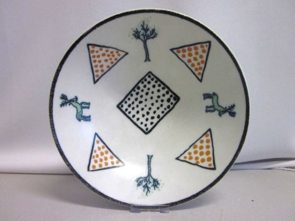 Rare ceramic bowl Rörstrand Sweden 1960s - design Ulrica Hydman-