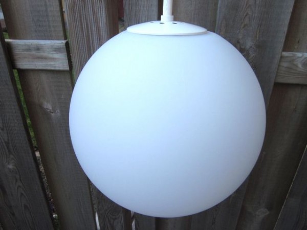 Tall ball-shaped glass pendant lamp - Limburg Leuchten