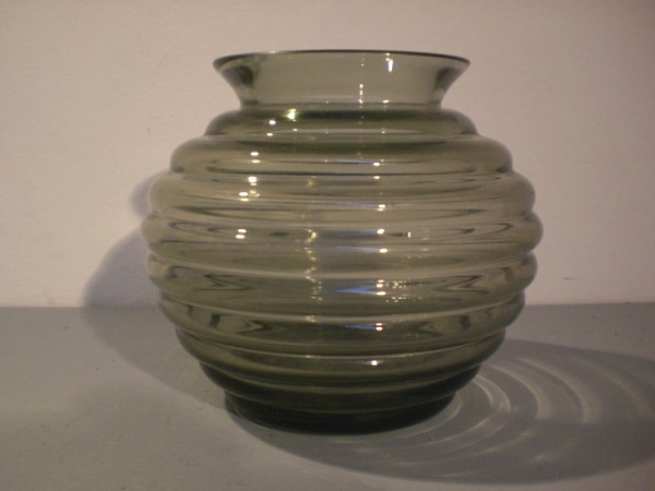 Art Deco-vase with uranium glaze - Hansa-Gotha