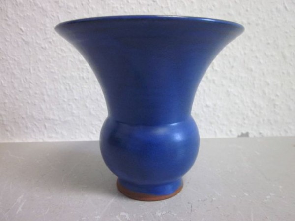 Delius pottery Hameln - vase in stunning blue